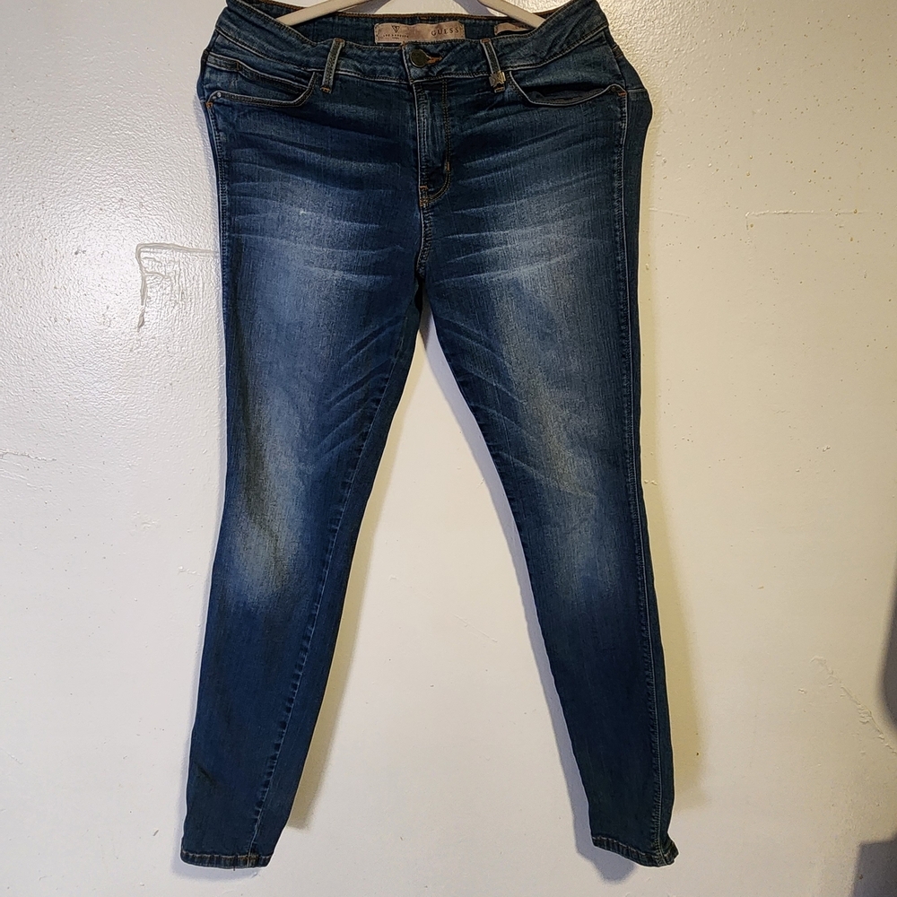 Guess Curve X Women’s Dark Blue Stretch Skinny Jeans
